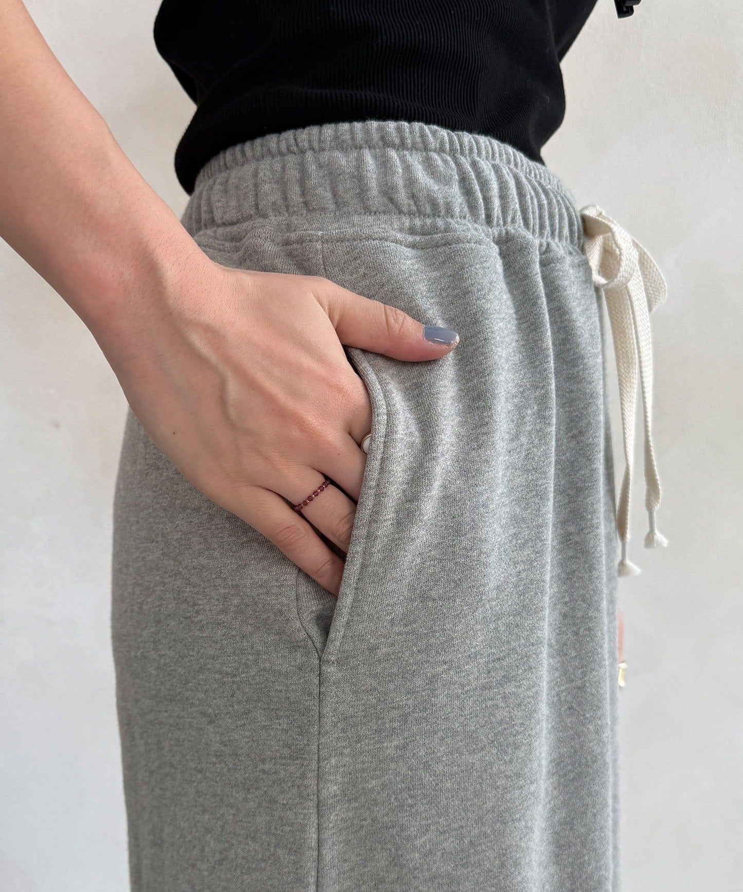 毛圈面料 長款半身裙