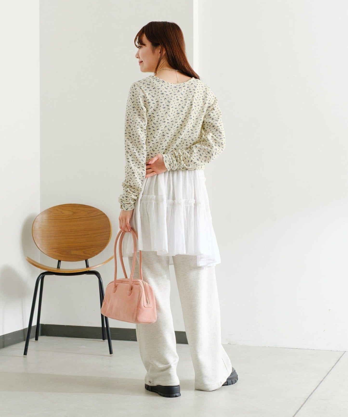 印度棉層疊設計中長上衣