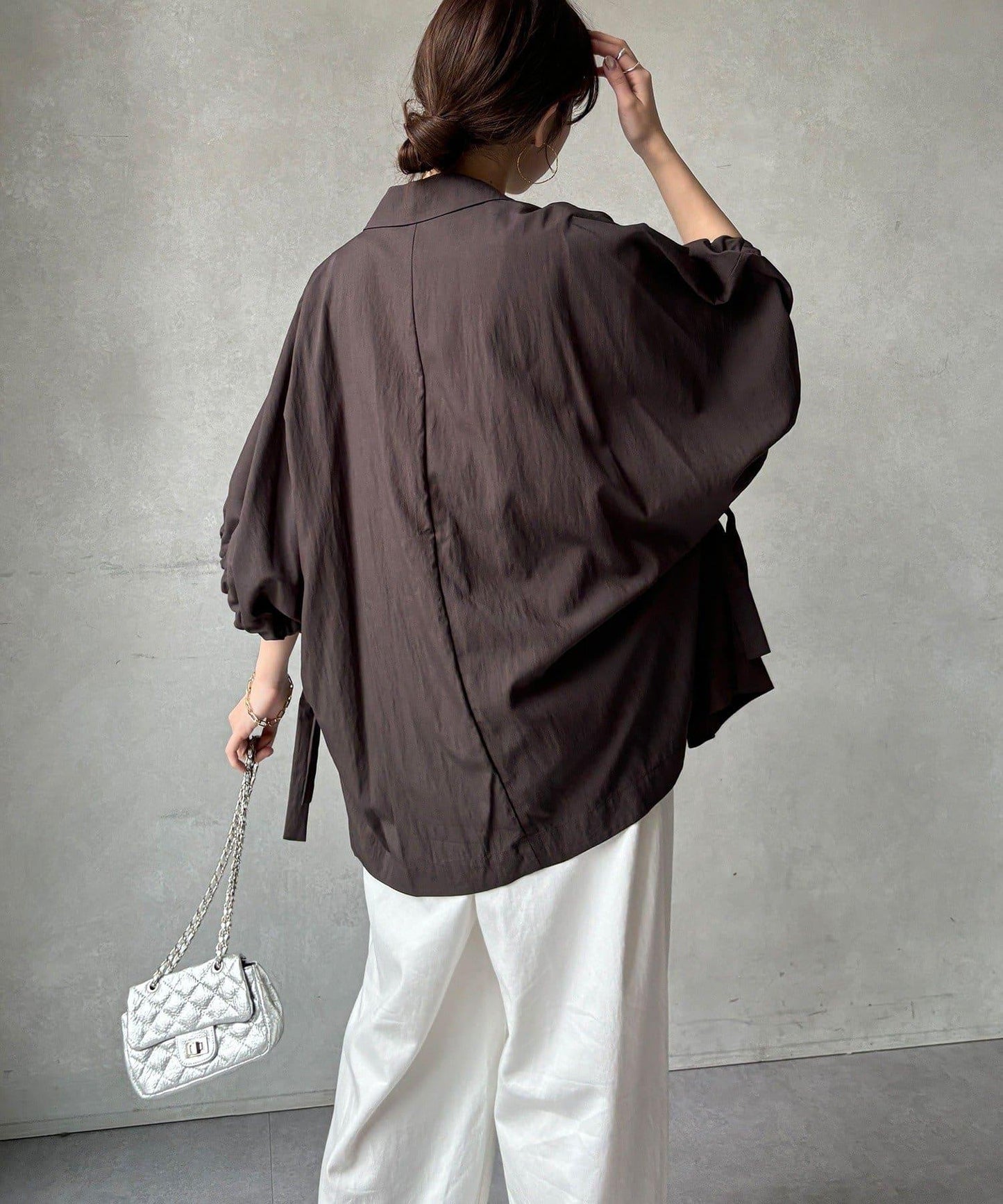 斗篷式西裝外套