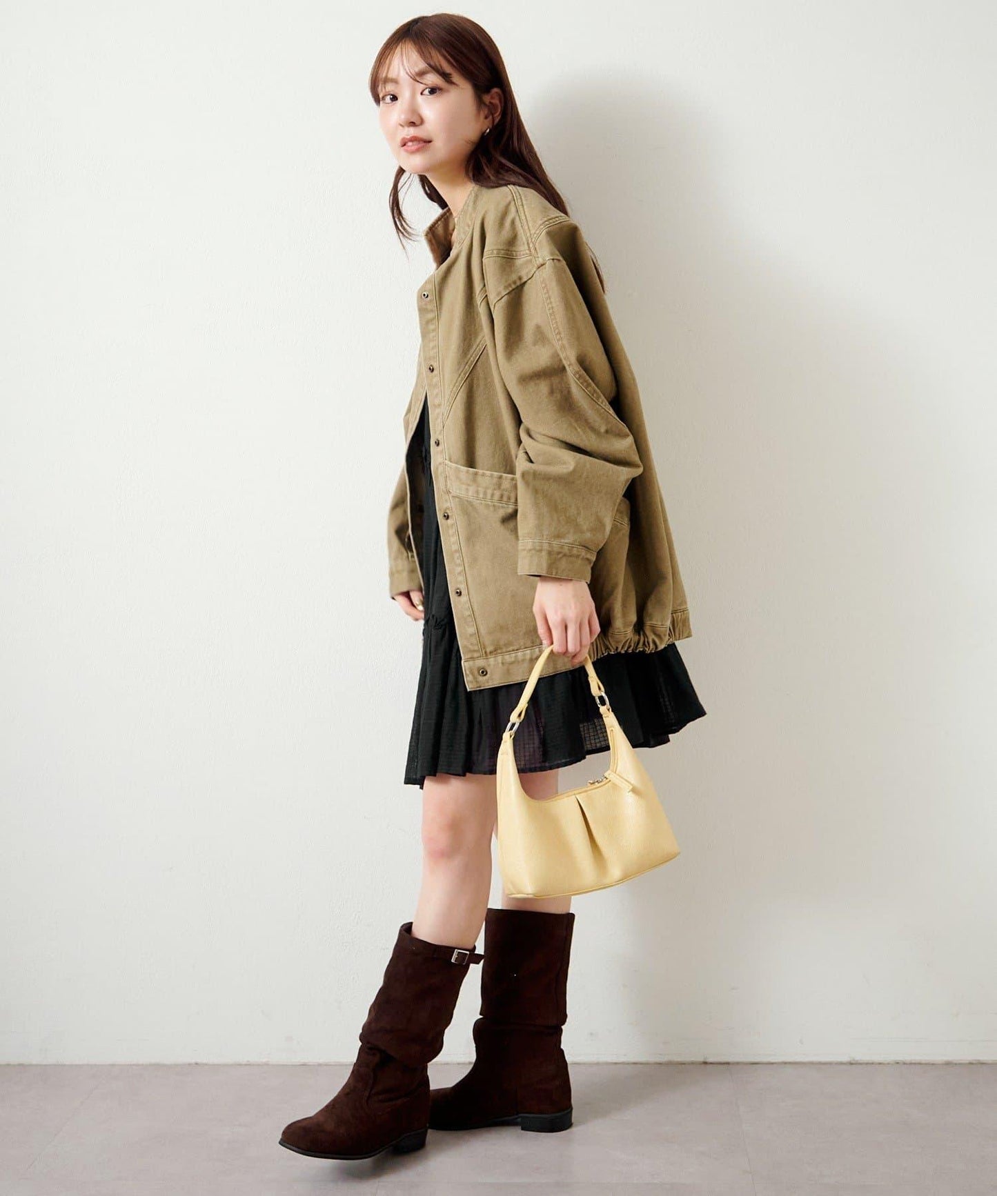 印度棉層疊設計中長上衣