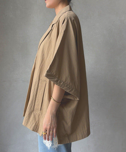 斗篷式西裝外套