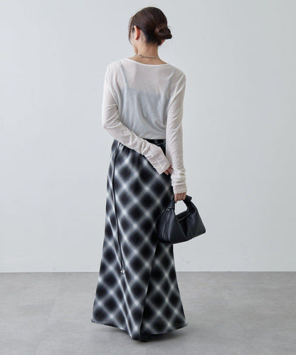 透紗照片圖案長袖T恤