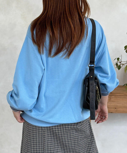 U.S. POLO ASSN. 羅紋裝飾 加絨衛衣