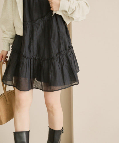 印度棉層疊設計中長上衣