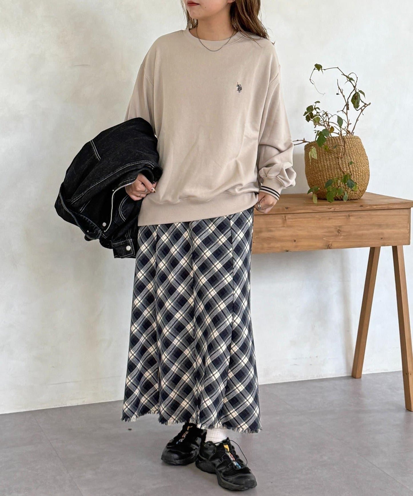 U.S. POLO ASSN. 羅紋裝飾 加絨衛衣