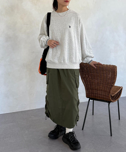 U.S. POLO ASSN. 羅紋裝飾 加絨衛衣