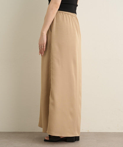 側抽褶設計 半身裙