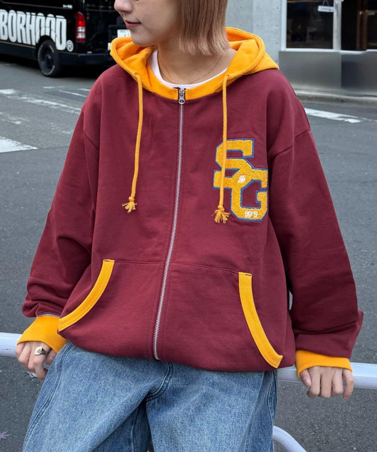 SOUNDS GOOOOD 毛巾繡 連帽衛衣