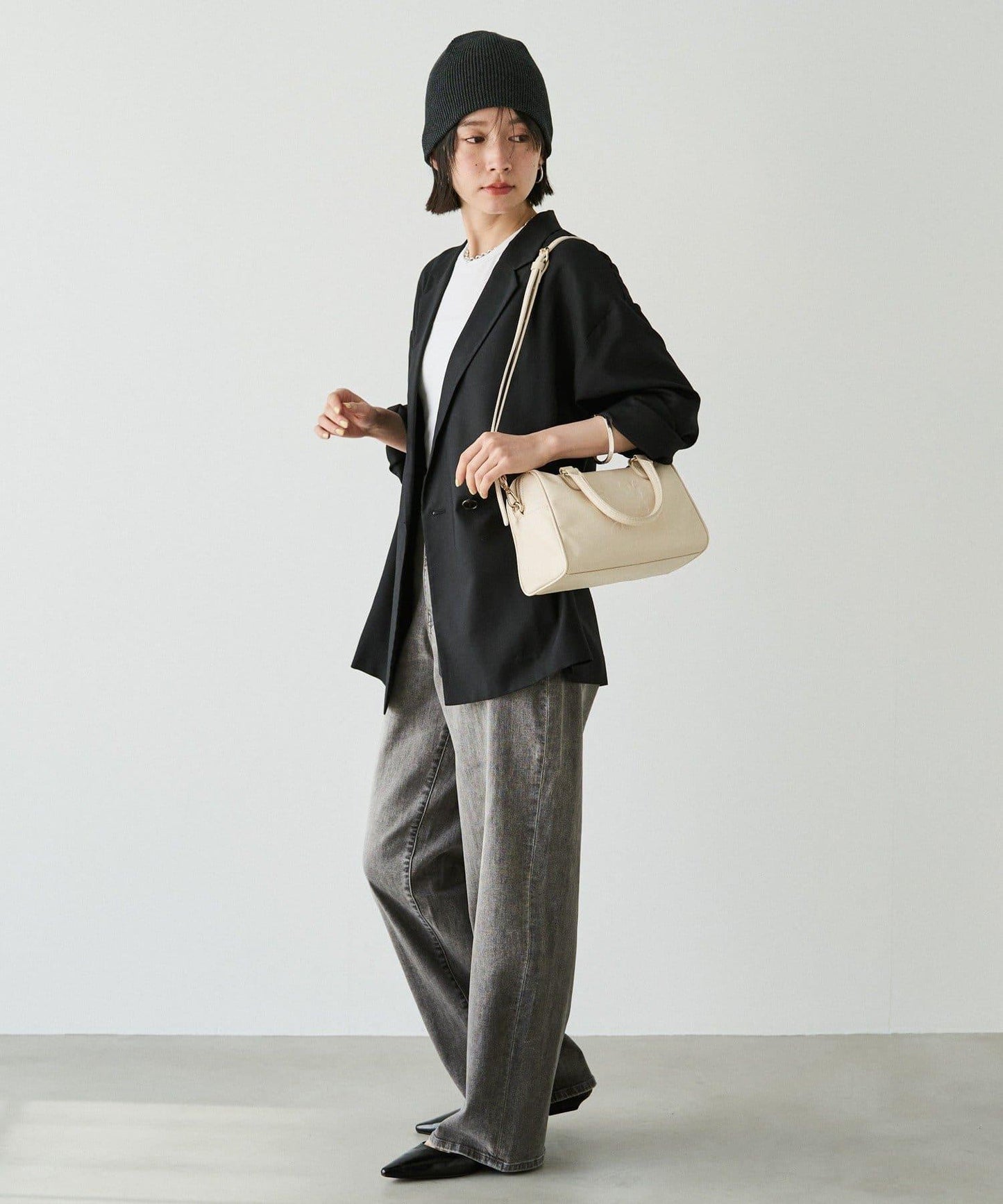 《composition》 2WAY 皮革迷你波士頓包