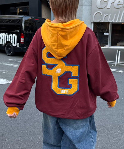 SOUNDS GOOOOD 毛巾繡 連帽衛衣