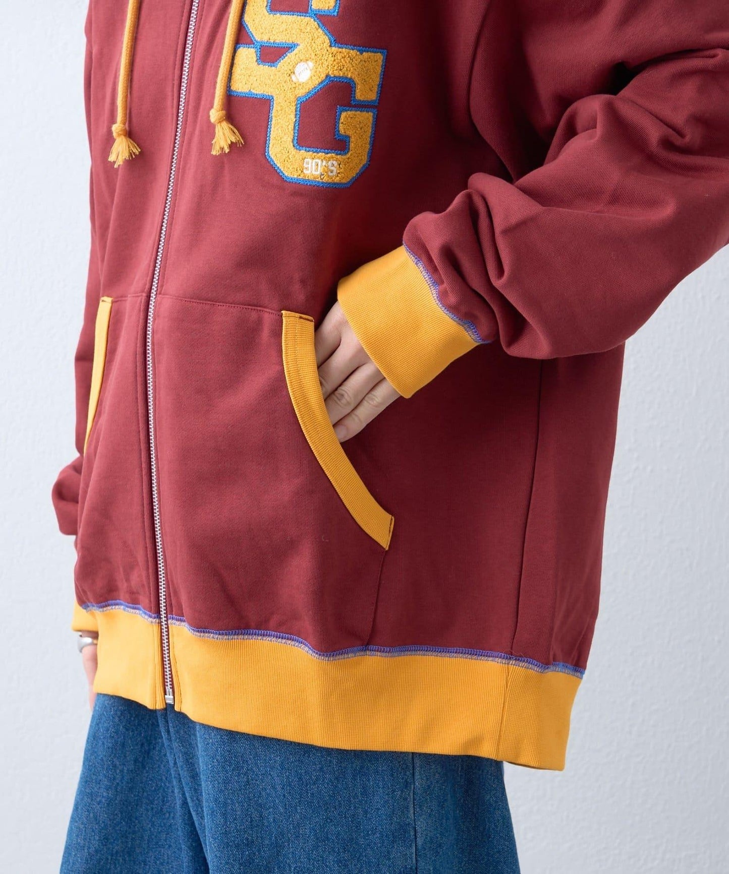 SOUNDS GOOOOD 毛巾繡 連帽衛衣