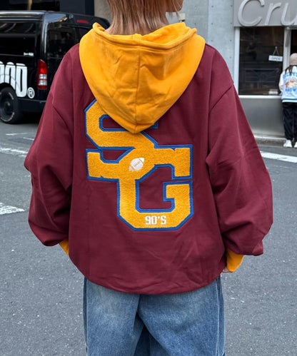 SOUNDS GOOOOD 毛巾繡 連帽衛衣