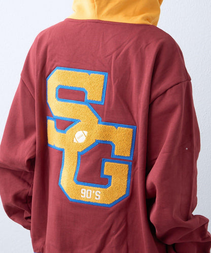 SOUNDS GOOOOD 毛巾繡 連帽衛衣