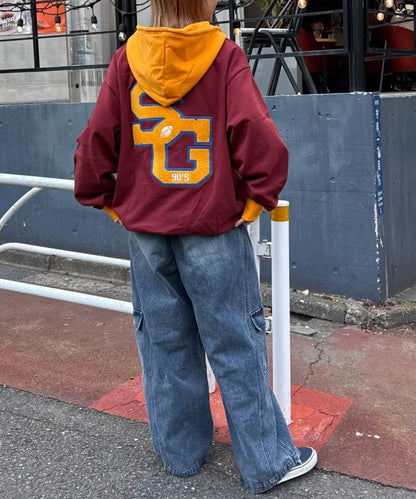 SOUNDS GOOOOD 毛巾繡 連帽衛衣