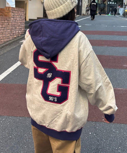 SOUNDS GOOOOD 毛巾繡 連帽衛衣