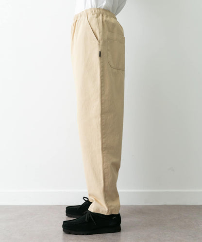 基礎款 闊腿 斜紋棉 褲子