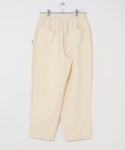 基礎款 闊腿 斜紋棉 褲子