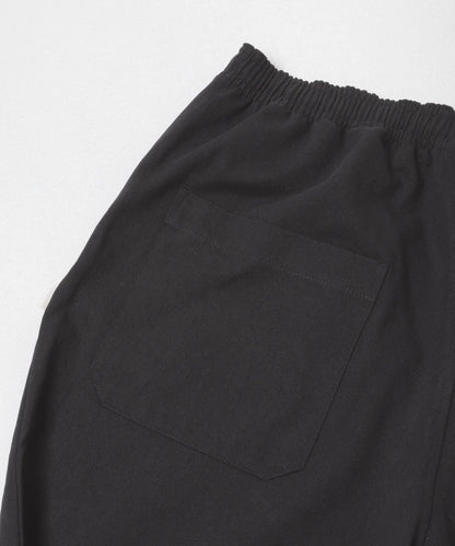 基礎款 闊腿 斜紋棉 褲子