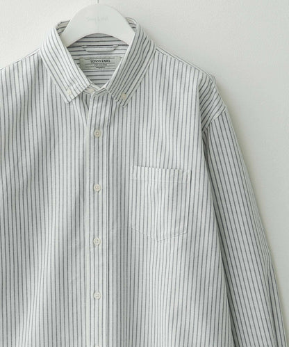 抗菌牛津佈扣領長袖襯衫