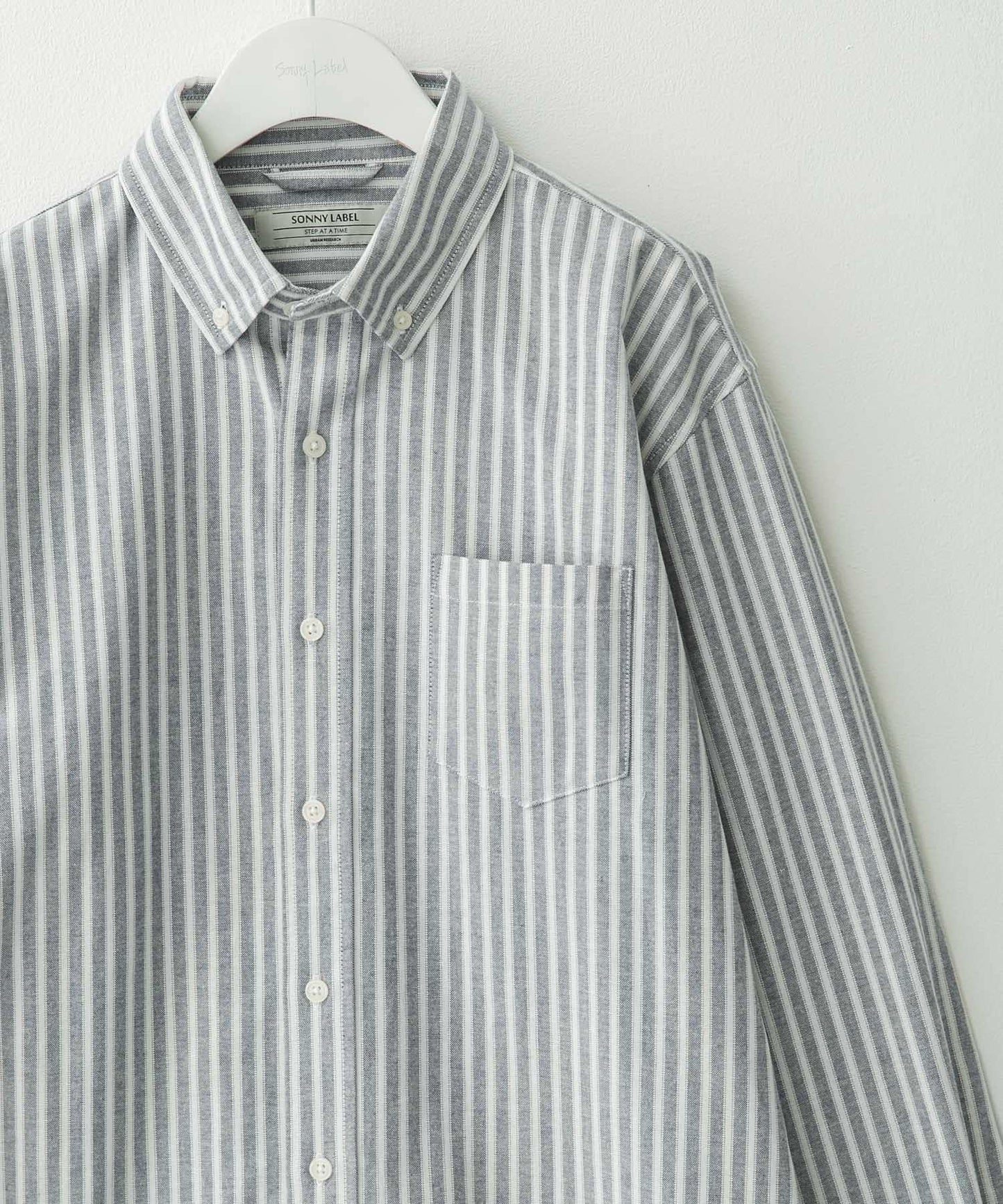 抗菌牛津佈扣領長袖襯衫