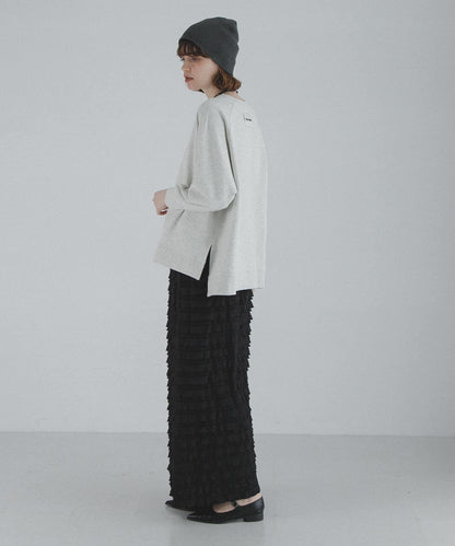 插肩寬鬆毛圈套頭衛衣