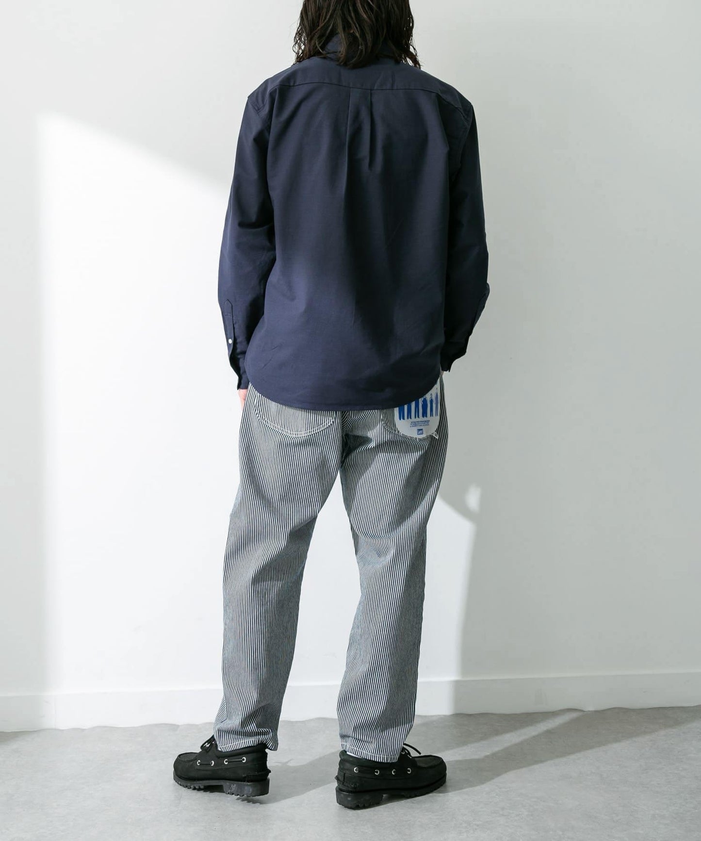 抗菌牛津佈扣領長袖襯衫