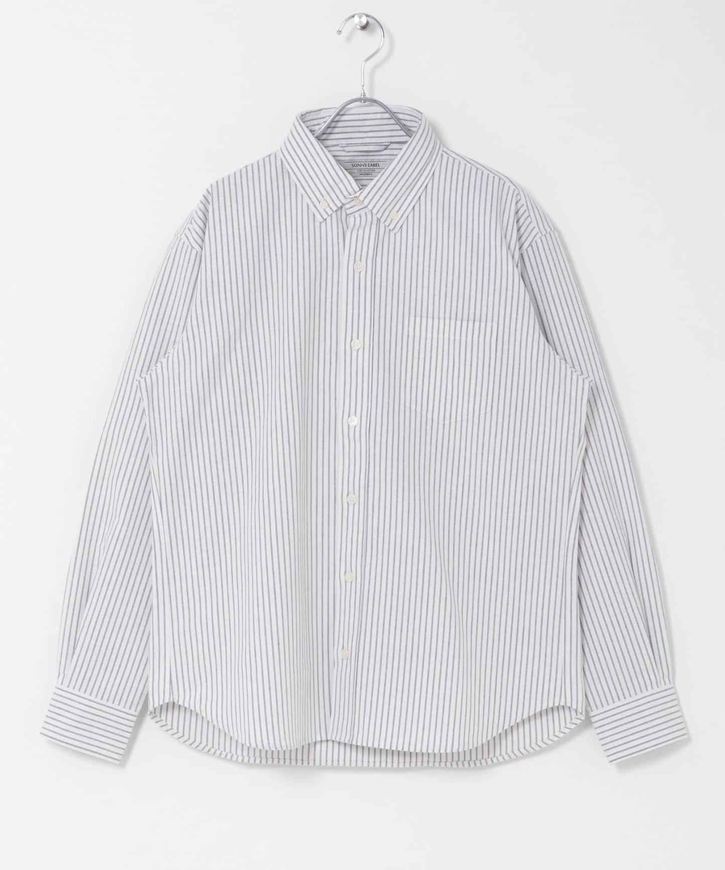 抗菌牛津佈扣領長袖襯衫