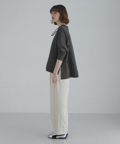 插肩寬鬆毛圈套頭衛衣