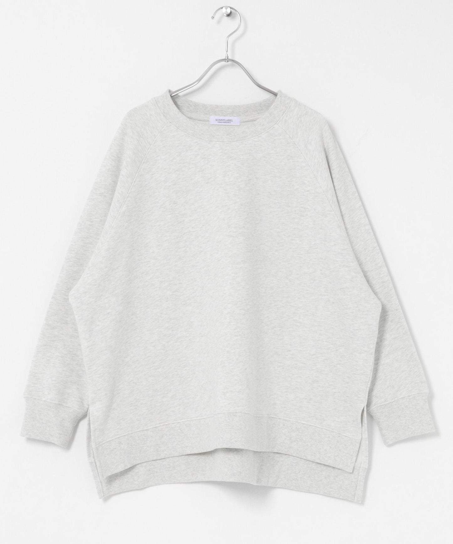 插肩寬鬆毛圈套頭衛衣