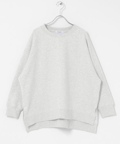 插肩寬鬆毛圈套頭衛衣