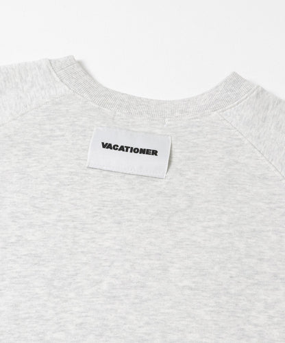 插肩寬鬆毛圈套頭衛衣