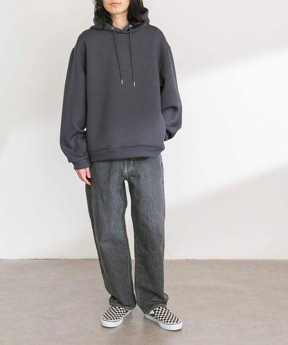 空氣層針織套頭連帽衛衣