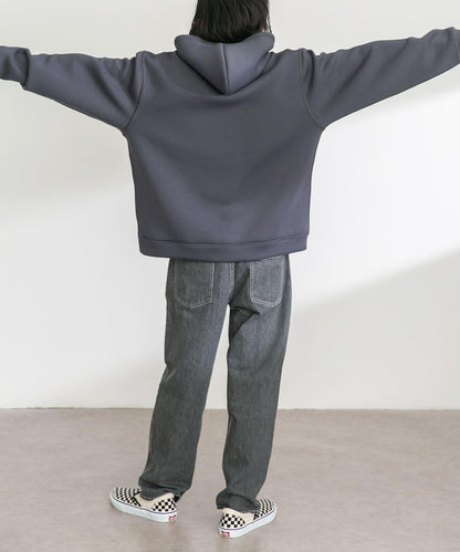 空氣層針織套頭連帽衛衣