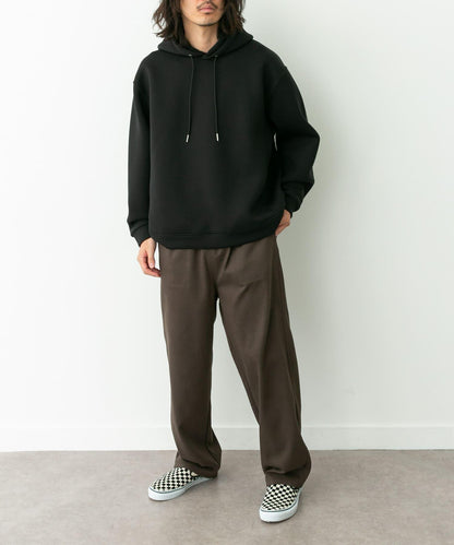 空氣層針織套頭連帽衛衣