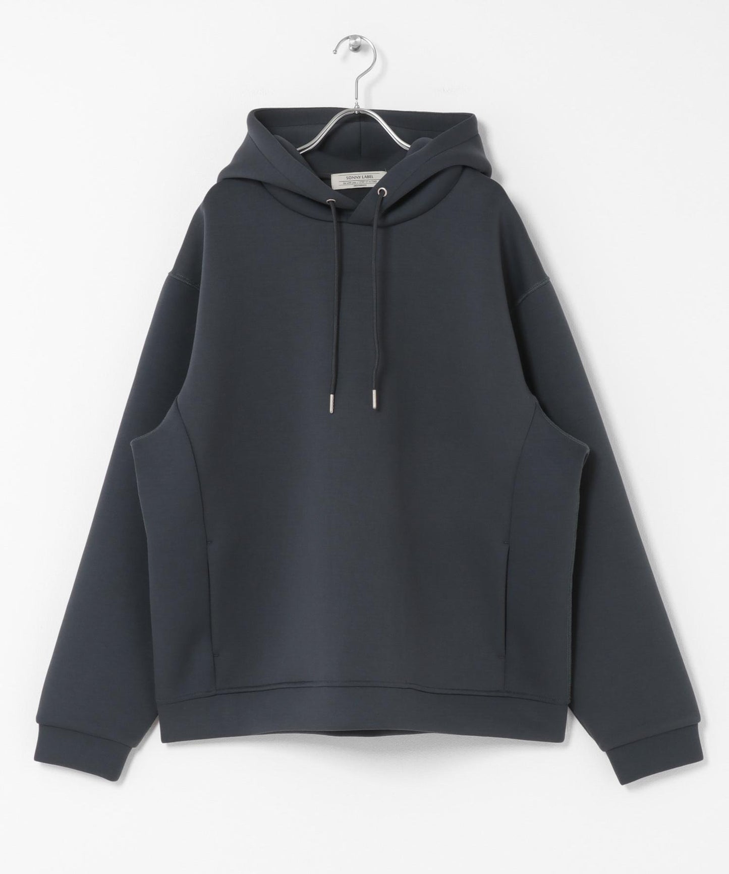 空氣層針織套頭連帽衛衣