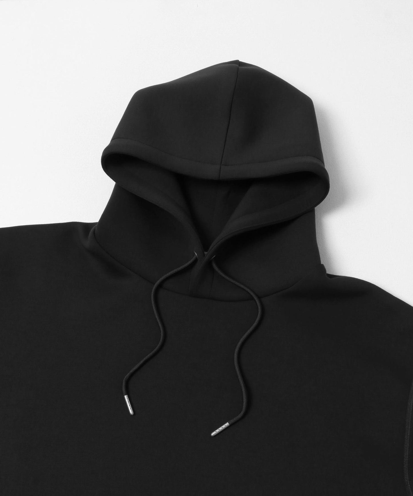 空氣層針織套頭連帽衛衣