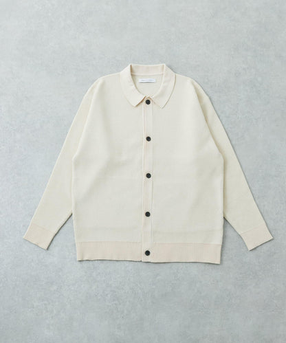 雪尼爾光澤POLO針織開衫