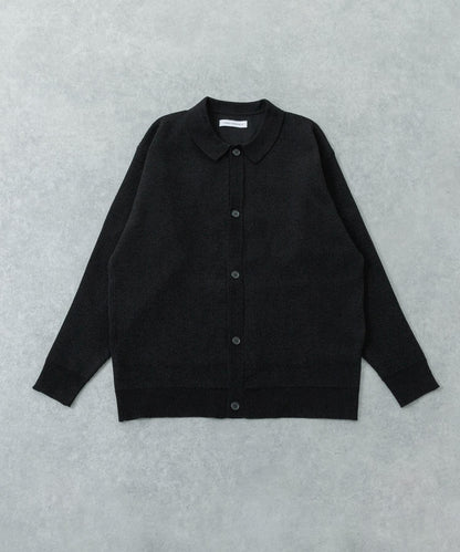 雪尼爾光澤POLO針織開衫