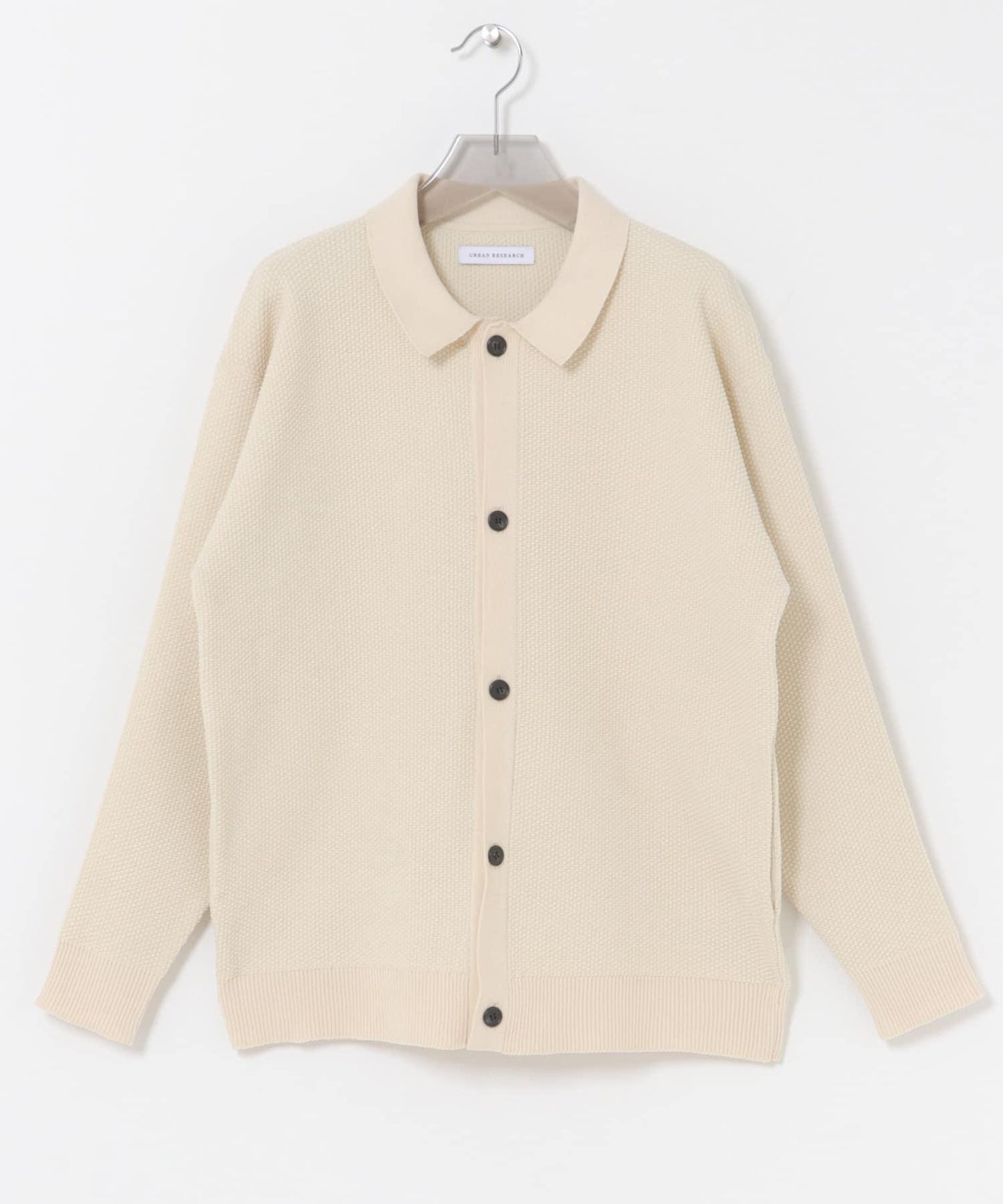 雪尼爾光澤POLO針織開衫