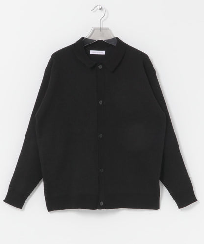 雪尼爾光澤POLO針織開衫