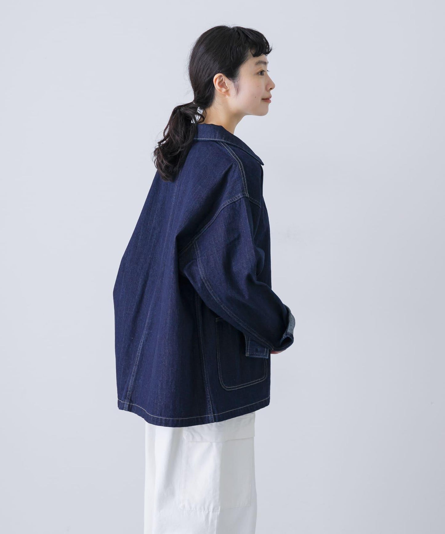 男女同款 牛仔 工裝連體服