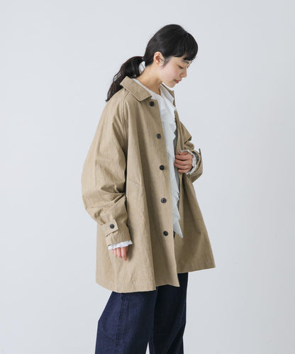 棉質後褶設計短款外套