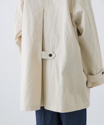 棉質後褶設計短款外套