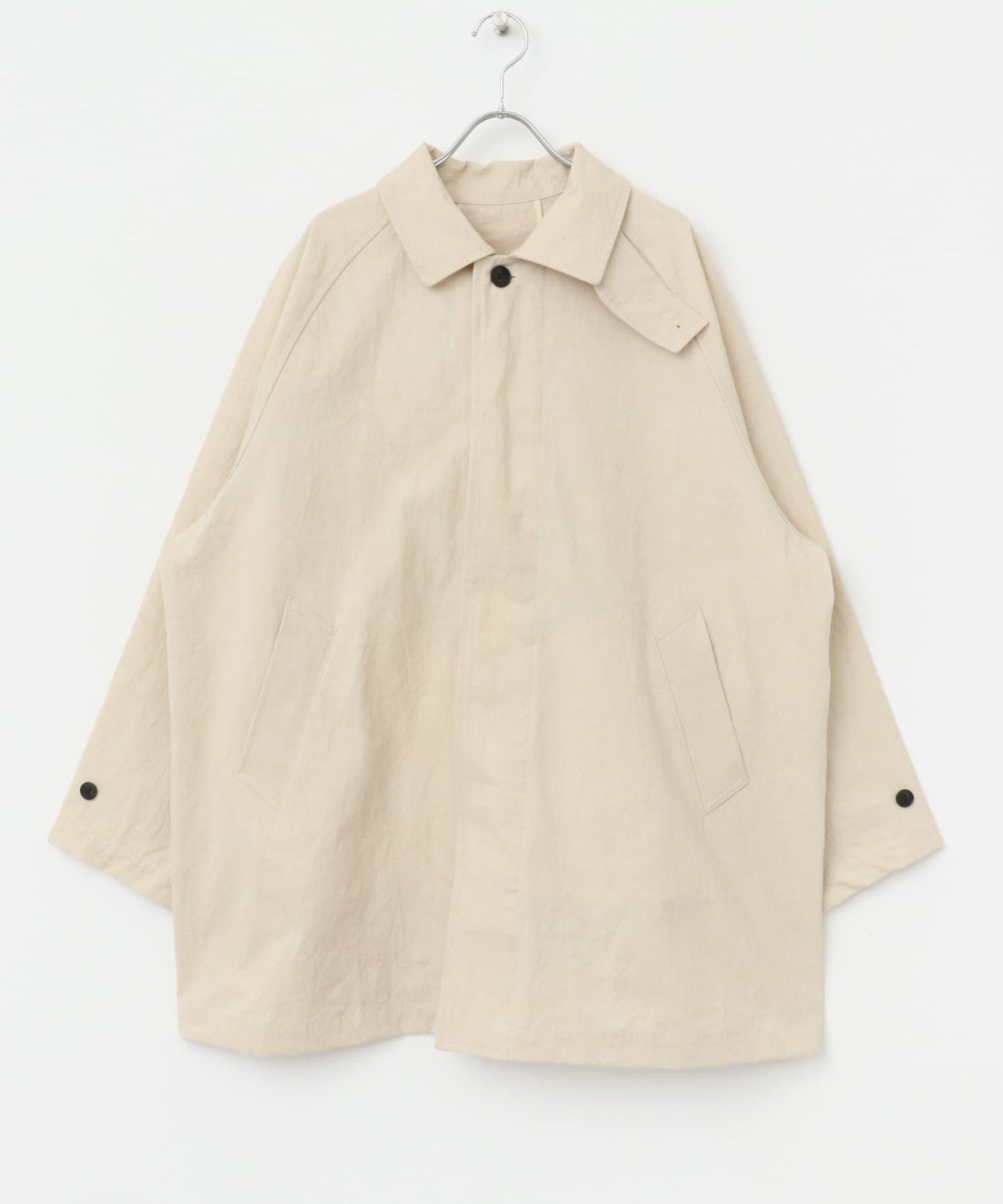 棉質後褶設計短款外套