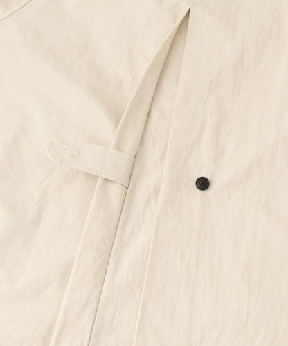 棉質後褶設計短款外套