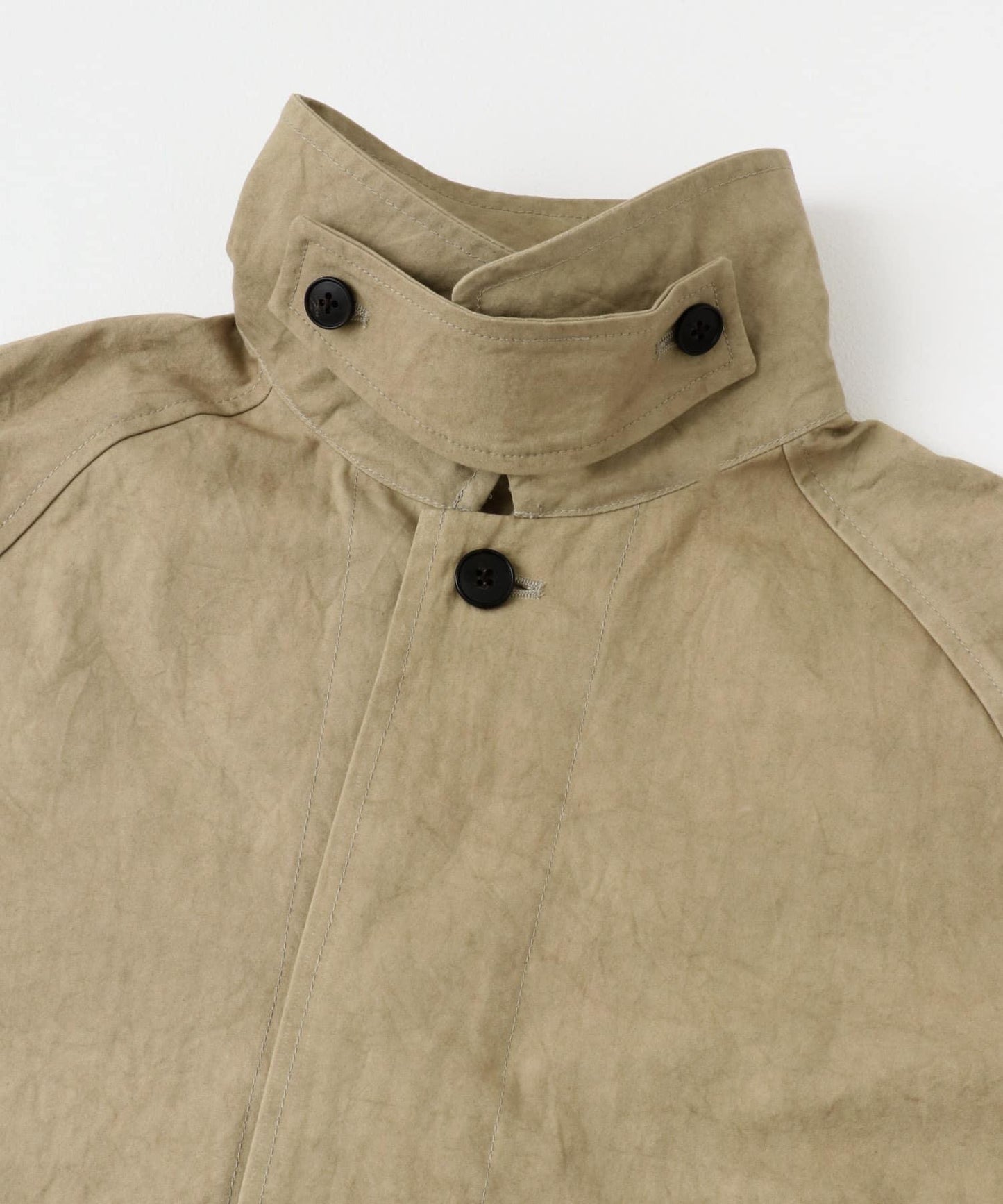 棉質後褶設計短款外套