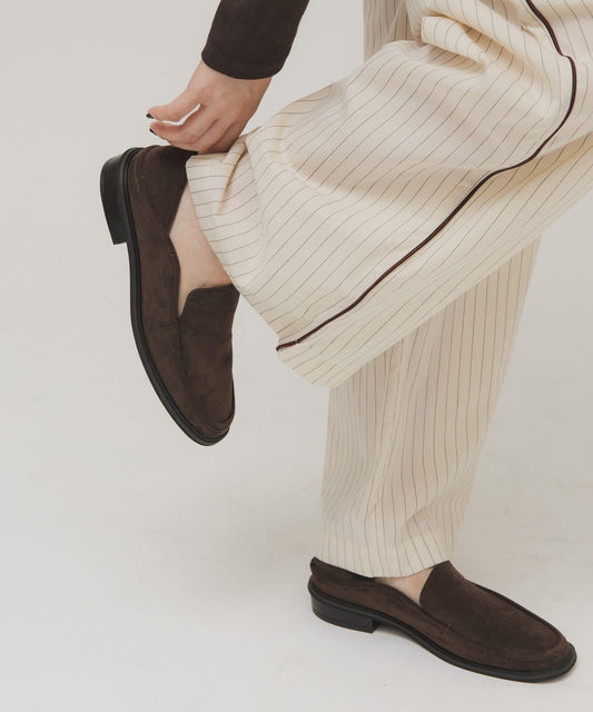 方頭一腳蹬樂福鞋