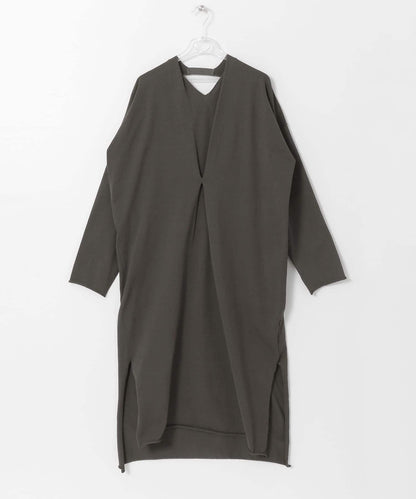 BACK TAPE KNIT ONE-PIECE 連衣裙