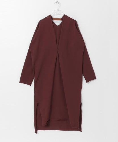 BACK TAPE KNIT ONE-PIECE 連衣裙