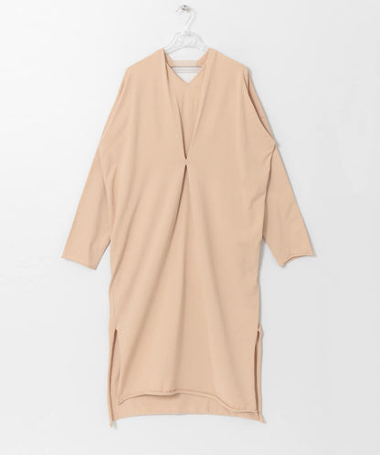 BACK TAPE KNIT ONE-PIECE 連衣裙